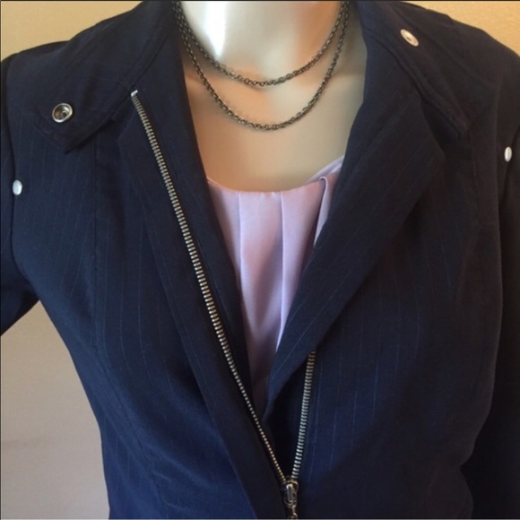 Navy Blue Rampage Jacket - Picture 3 of 5